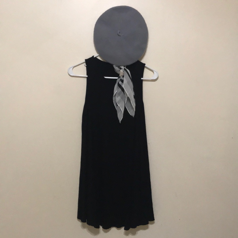 Forever 21 black midi dress